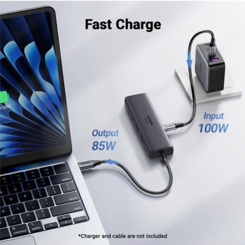 UGREEN 6-in-1 USB-C HUB Docking Station 2x USB + USB-C + HDMI 4K/60Hz + PD Port