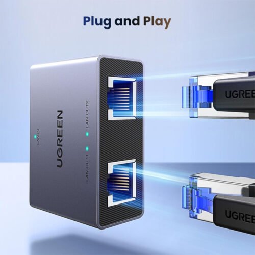 UGREEN Gigabit Ethernet Splitter 1 TO 2 up to 100meter transmission without signal loss