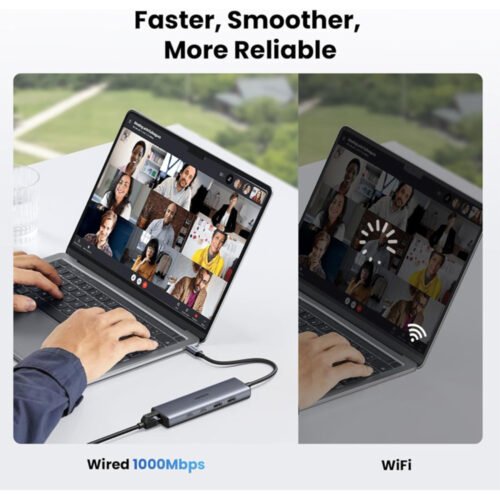 UGREEN 6-in-1 USB-C HUB Docking Station 2x USB 3.2 + 2 USB-C 3.2 + Lan RJ45 + USB-C Power Delivery Port