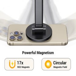 UGREEN Magnetic Phone Stand for MagSafe, Height Adjustable with 360-Degree Rotating Base