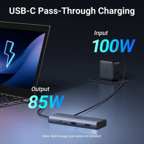 UGREEN Dual Display 7-in-1 USB-C HUB Docking Station 2x USB + 2 USB-C + 2x HDMI + PD Port