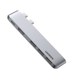 UGREEN 5-in-2 USB-C Hub Docking Station for MacBook Air/Pro