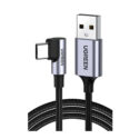 UGREEN USB-A To USB-C Angled 5V/3A Fast Cable – 2m