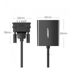 UGREEN VGA To HDMI Adapter With 3.5mm Audio