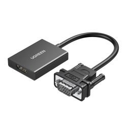 UGREEN VGA To HDMI Adapter With 3.5mm Audio