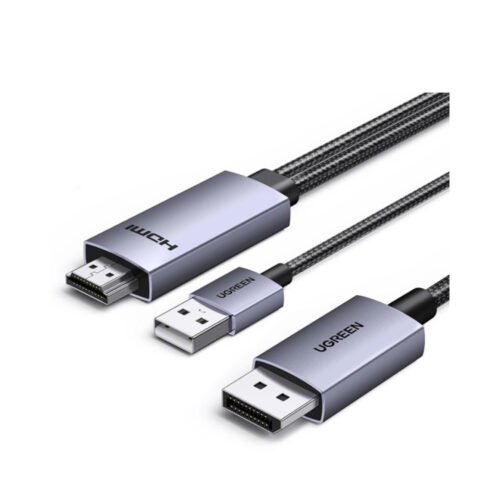 UGREEN HDMI to Display Port Cable, 4K@60Hz,1080P@240Hz/120Hz, Fast & Stable Transmission