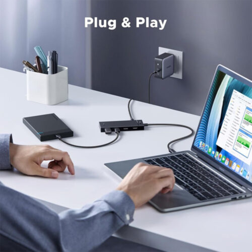 UGREEN USB-C Hub with 4 USB-C 3.2 Ports Power Delivery Up to 10Gbps Transfer Speed