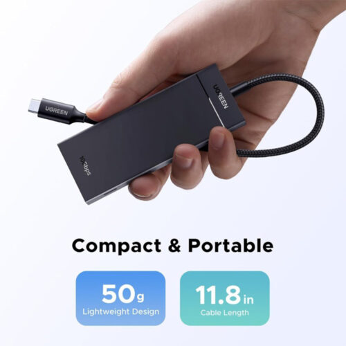 UGREEN USB-C Hub with 4 USB-C 3.2 Ports Power Delivery Up to 10Gbps Transfer Speed