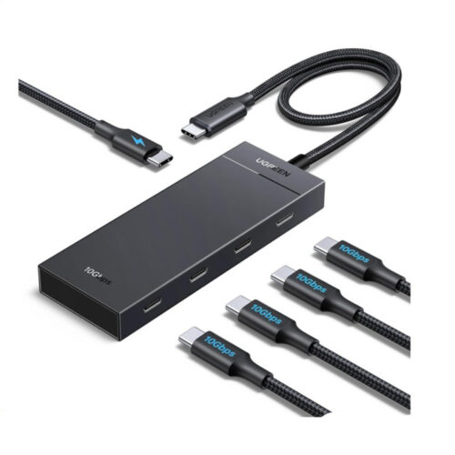UGREEN USB-C Hub with 4 USB-C 3.2 Ports Power Delivery Up to 10Gbps Transfer Speed
