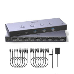 UGREEN 8K 4Ports HDMI KVM Switch Box