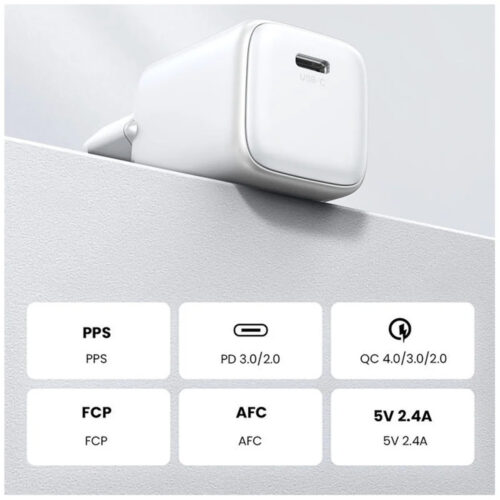 UGREEN 20W GaN Tech Chip, Smart & Fast Charger for Phones, Tablets, Ipads