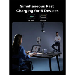 UGREEN Nexode 500W GaN Technology Charging Station, 6‑Ports with 240W Single‑Port