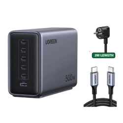 UGREEN Nexode 500W GaN Technology Charging Station, 6‑Ports with 240W Single‑Port