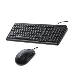 UGREEN High Quality Wired Combo Eng/Arabic Keyboard and Mouse Set