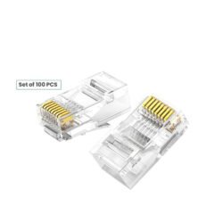 UGREEN Cat6 RJ45 Unshielded Ethernet Connector, Set 100pcs Cat6 Shielded Crystal Head