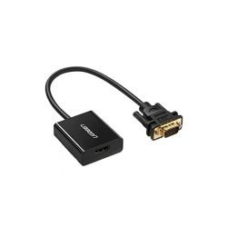 UGREEN VGA to HDMI Adapter Cable with 3.5mm Audio