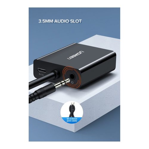 UGREEN VGA to HDMI Adapter Cable with 3.5mm Audio
