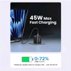 UGREEN 45W Dual-Port USB-A + USB-C Smart & Fast Charger