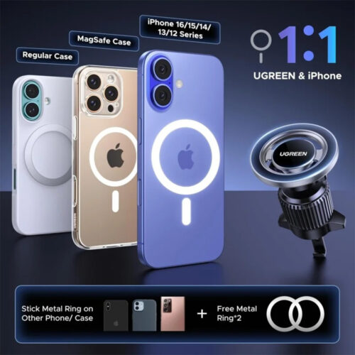 UGREEN MagSafe Car Mount with Heavy-Duty Magnet