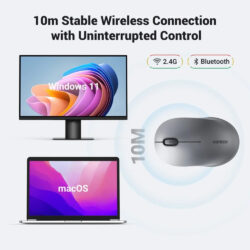 UGREEN Bluetooth & Silent Wireless Mouse