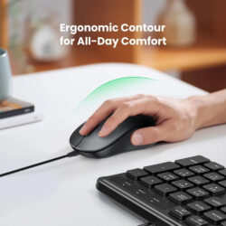 UGREEN Wired Eng/Arabic Keyboard & Mouse Combo