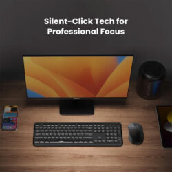 UGREEN Comfortable Wireless Eng/Arabic Keyboard& Mouse Combo