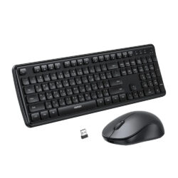UGREEN Comfortable Wireless Eng/Arabic Keyboard& Mouse Combo