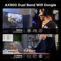 UGREEN USB WiFi 6 (AX900) + Bluetooth 5.4 Adapter