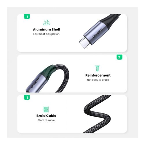 UGREEN USB-C 3.1 Gen2 Male To Male 5A Data Cable