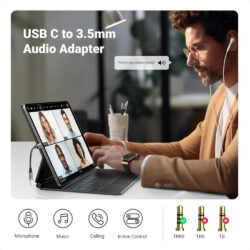 UGREEN USB-C MALE to 3.5MM Female Audio Adapter