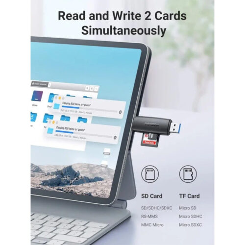 UGREEN 2-in-1 USB 3.0 & USB-C SD Card Reader