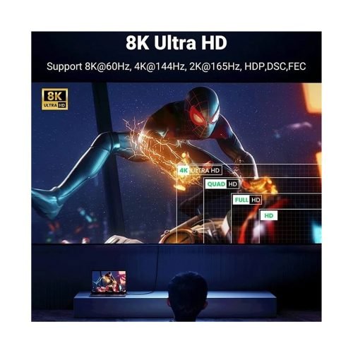 UGREEN Ultra HD 8K DisplayPort 1.4 Male to Male Cable