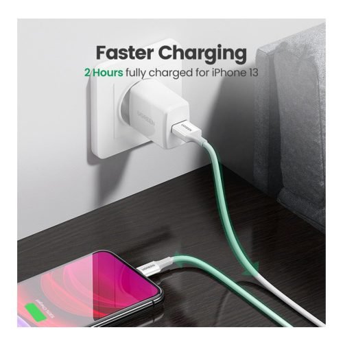 UGREEN MFI, Apple Certified Cable USB To Lightining – 1M