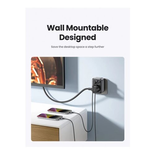 UGREEN 4-in-1 Wall Outlet Extender 30W
