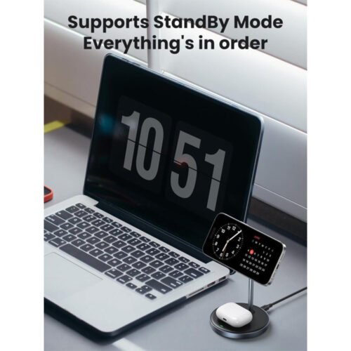 UGREEN Qi-Certified 2-in-1 Magnetic Wireless Charger