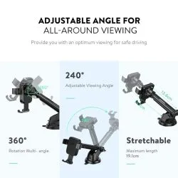 UGREEN Gravity Phone Holder with Suction Cup
