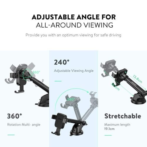 UGREEN Gravity Phone Holder with Suction Cup