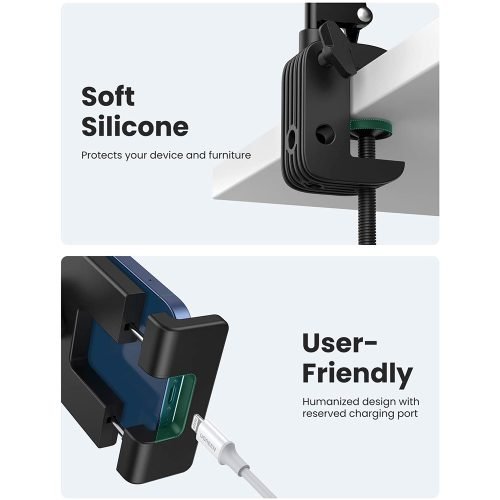 UGREEN Universal Phone and Tablet Holder Lazy Stand With Folding Aluminium Alloy Long Arm