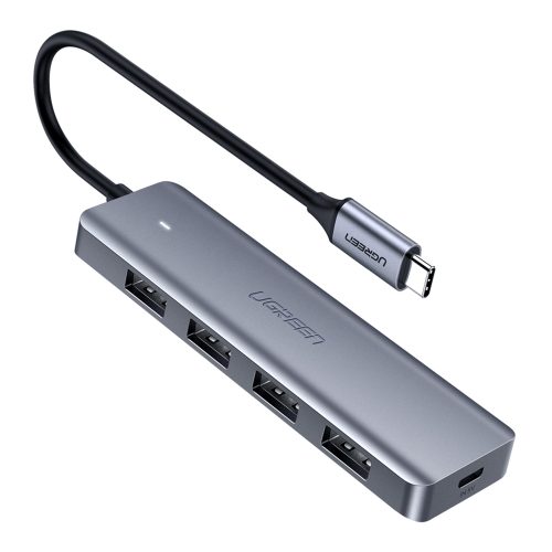 UGREEN 4-in-1 USB-C Hub (4x USB-A + MicroUSB power port)