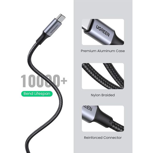 UGREEN USB-C to USB-C Fast Cable Aluminium Braid