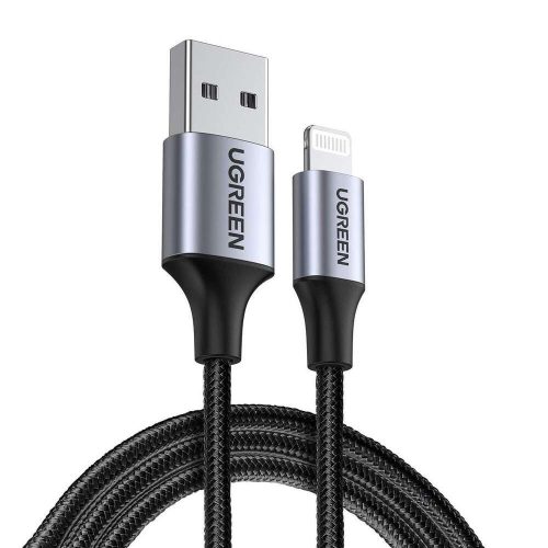 UGREEN USB-A to Lightning 5V/2.4A Fast Cable Aluminium Braid – 1.5m