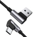 UGREEN USB-A To USB-C Angled 5V/3A Fast Cable – 2m