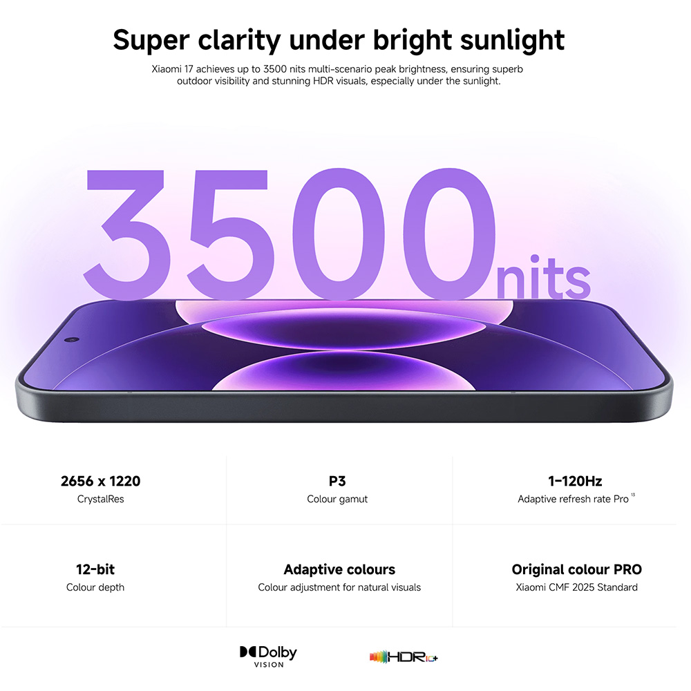 Xiaomi 17 – 12/512GB + Redmi Watch 5 Lite Xiaomi 17 – 12/512GB + Redmi Watch 5 Lite