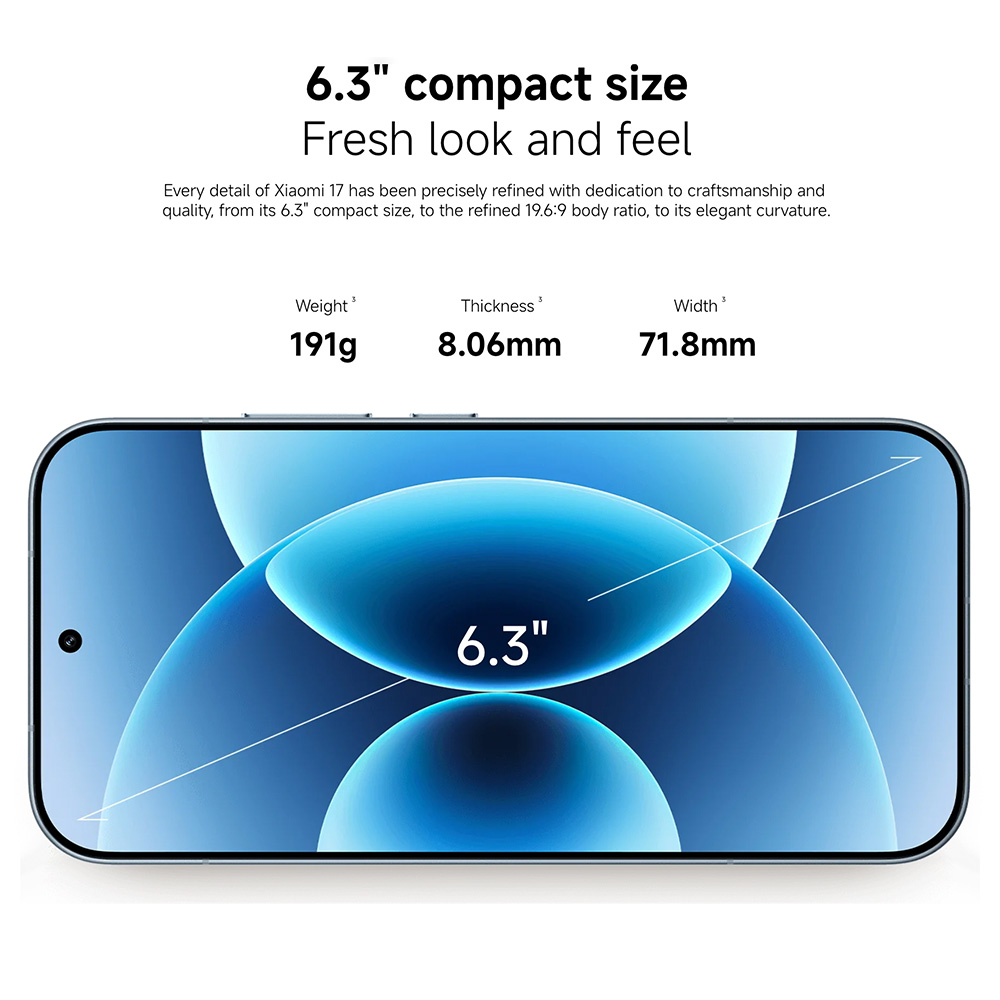 Xiaomi 17 – 12/512GB + Redmi Watch 5 Lite Xiaomi 17 – 12/512GB + Redmi Watch 5 Lite